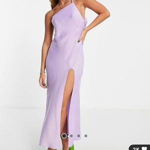Lilac Slit Dress
